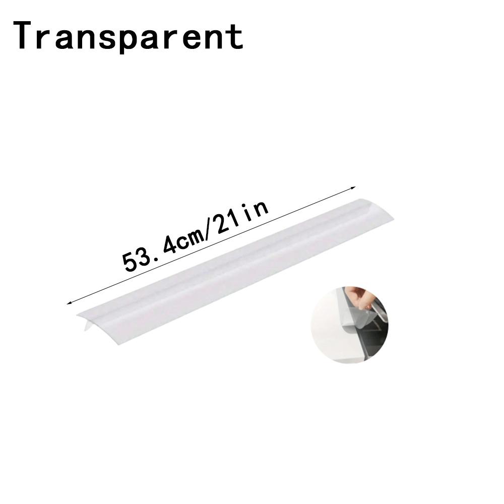 21/25/30in Silicone Sealing Strip T Shape Waterproof Gap Strip Heat Resistant Kitchen Anti-Oil Anti-Stain Strip