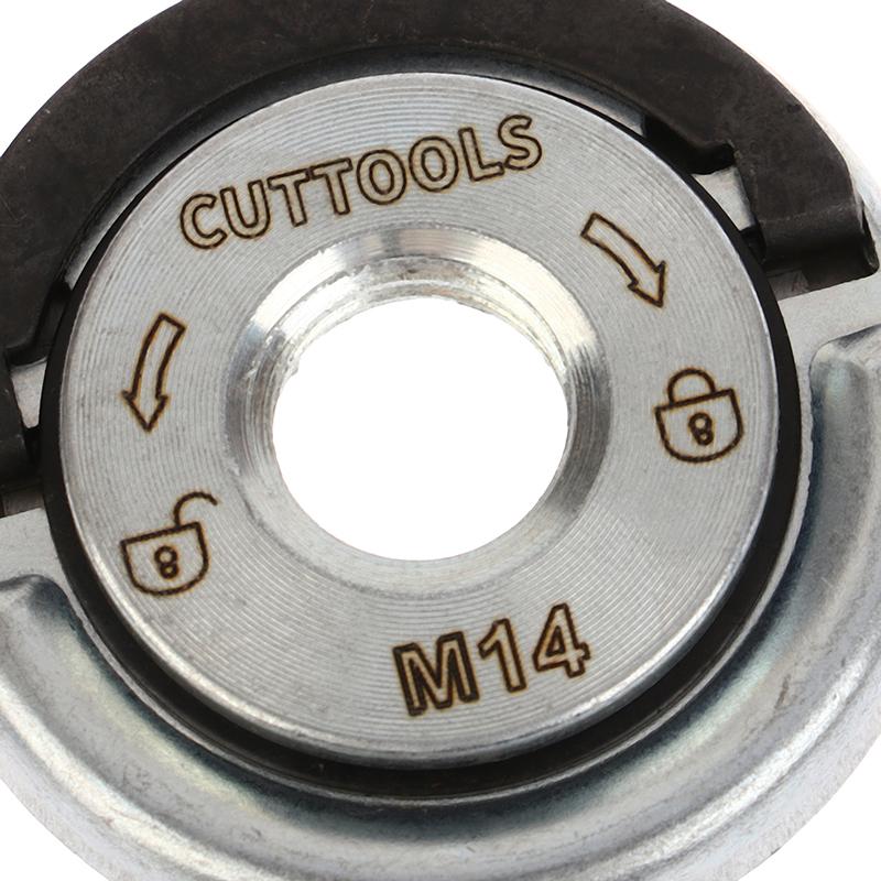 Piuliță de blocare rapidă galvanizată M14 universală pentru polizor unghiular Placă de presare Piuliță de blocare rapidă Instalare și îndepărtare portabilă