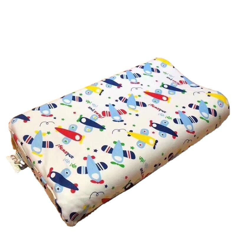 

Детская латексная подушка, подушка для школьников и детей, мультяшная натуральная латексная подушка, подушка для шеи 27x44cm [with opp bag]