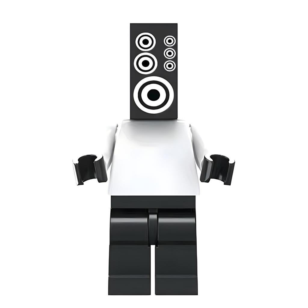 Assembling Educational Building Block Wn Toilet Man Series Audio Man Monitoring Man Tv Man Doll Building Block Toy