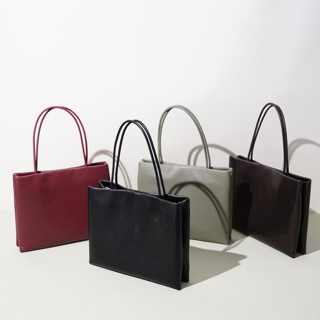 Premium organ handbag fashion sheepskin small square bag minimalist exquisite versatile women's bag