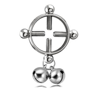 1ks Body Piercing Šperky Oceľový kruh Okrúhla zvonová skrutka Falošná bradavka