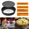 2PCS Tart Pie Pan Cake Baking Tray Non Stick Loose Base Mold Removable Bottom Hot