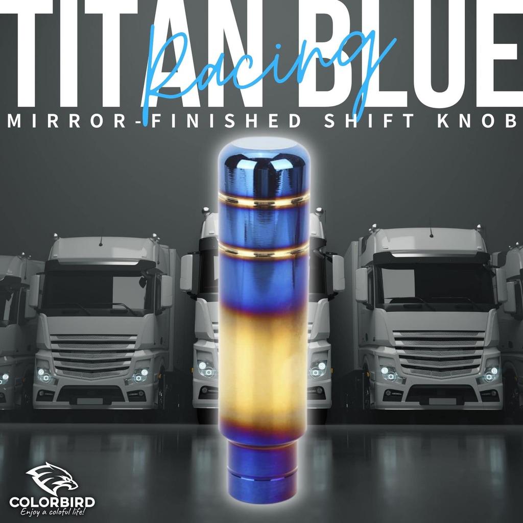 COLORBIRD Shift Knob, Titanium Color, 5.1 inches (13 cm), Aluminum Alloy, Quenching, Mirror Surface, Shift, Extension, Extension Mt (B)