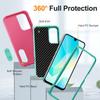 For Samsung Galaxy A16 4G/5G Case Kickstand Phone Cover PC+Silicone+EVA 3-in-1 Design