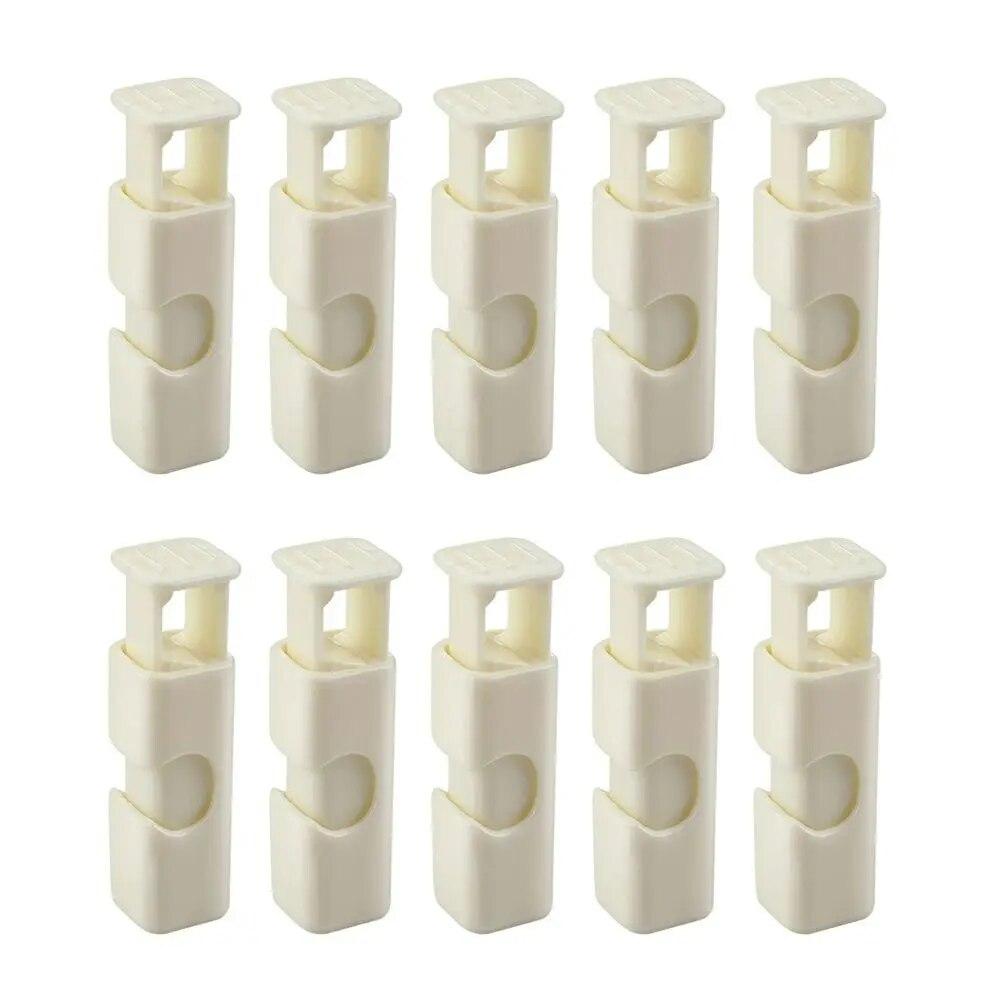 10 шт уплотнительный зажим для хранения пищевых продуктов зажим для сумки зажим для хранения закусок и свежих продуктов уплотнительный зажим для сумки зажим для герметика кухонный инструмент для хранения 815₽