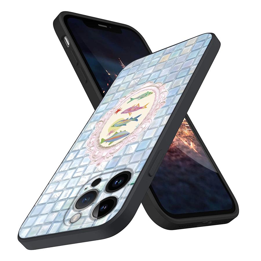 Cartoon Kreativer Fisch Handyhülle Handyhülle für Apple iPhone 17 Pro Max 13 16 14 15 Pro 7 8 11 XR XS MAX 17e Air 12