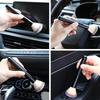 Black Small Soft Brush for Car Interior Detailing - Plastic Detail Brush for Thorough Cleaning
