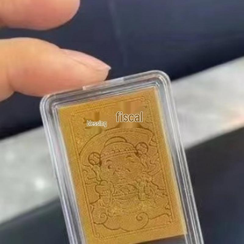 2mg vergoldeter Reichtum anziehender Handy-Aufkleber mit Kleberückseite