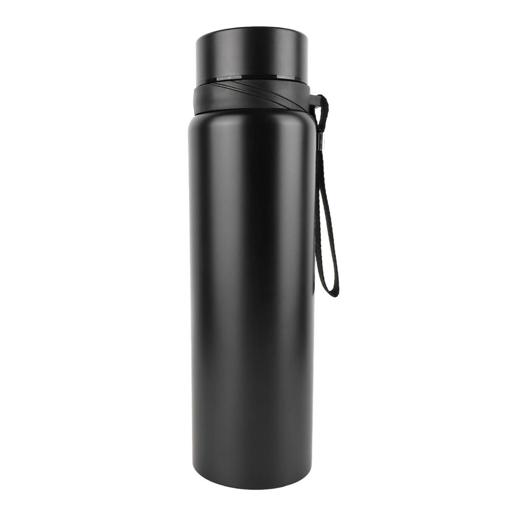Insulated Drinking Bottle Real Time Temperature Measurement Leakproof Tea Water Separation Large Capacity for Home