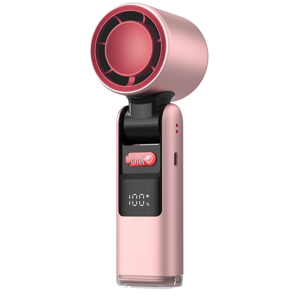 2026 Portable High-Speed Cooling Handheld Fan with Outdoor Turbine & Ice Pack