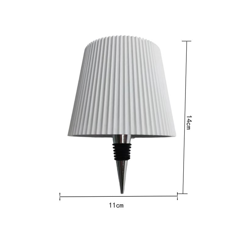 Wireless Bottle Table Lamp Touch Control of 3 Colors and Stepless Dimming Night Lamp For Bar Wine Bottles Decor Desk Lights