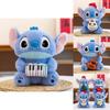 Cute Stitch Christmas And Musical Instrument Series Plush Doll Children Toy For Kids Holiday Gifts