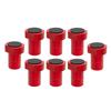 8 PCS Aluminum Alloy Bench Dogs Non-Slip Pads Red Workbench Dogs 3/4 Inch / 19mm Table Stops for MFT Tables and DIY Woodworking