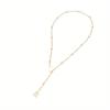 European American Bestseller: Heart Lariat Necklace with 26 Initials - Versatile, Luxurious Clavicle Chain for Women