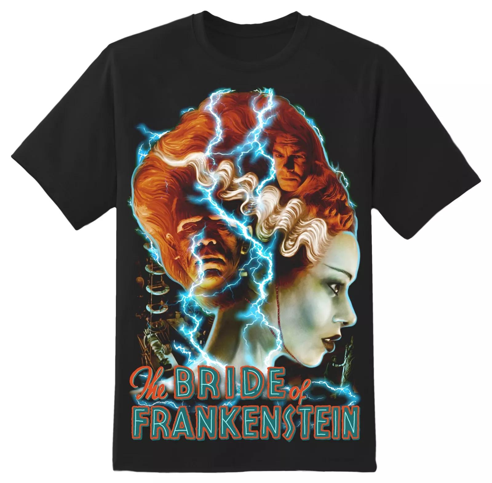 Authentic Rock Rebel Electric Bride of Frankenstein T-Shirt S-2XL NEW S