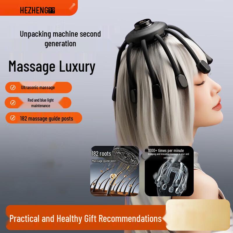 HEZHENG Multi-Dimensional Head & Scalp Massager
