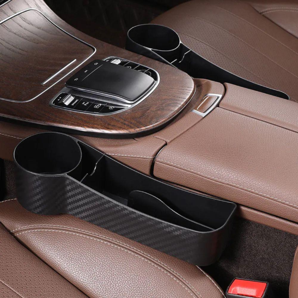 Water Cup Holder Car Gap Storage Box Easy Install Car Storage Organizer Multi-functional Design