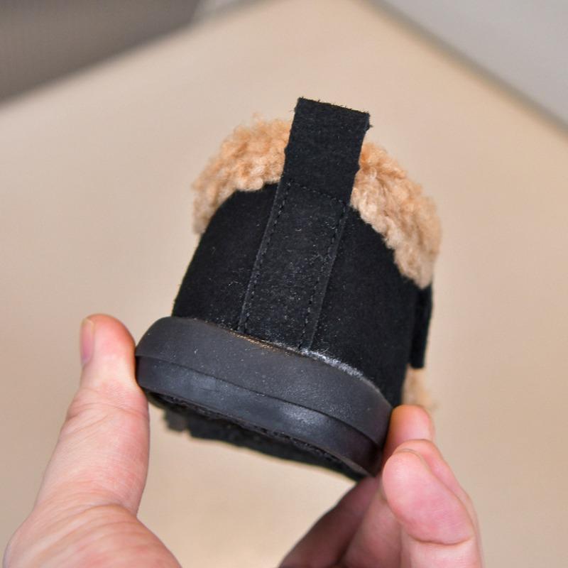 Children's Fleece-Lined Board Shoes | Fashionable Winter Boots for Boys & Girls Casual Kids Shoes Comfortable Walking Shoes