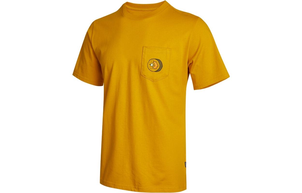Converse Set-in Sleeve T-Shirt Men s Yellow 10022855-A03 XXL