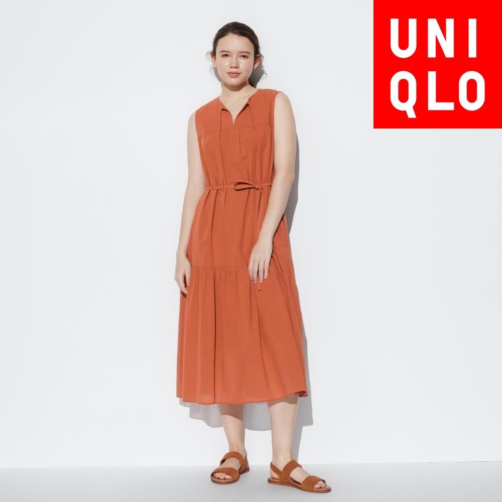 

UNIQLO JAPAN легкое хлопковое платье без рукавов стандартной длины 111 122 см