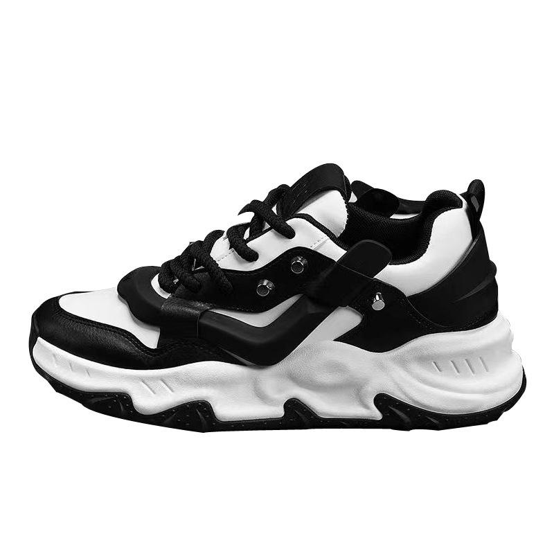2026 New Classic Men's Sneakers Fashion Versatile Korean Edition Casual Shoes Thick soled Increased Breathable Running Sneakers