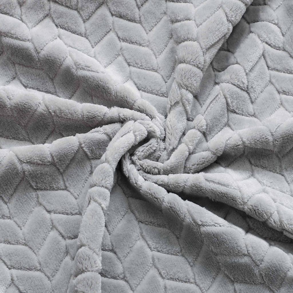 Decorative Pillowcase, Herringbone, Gray