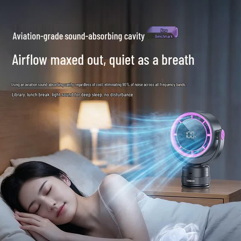 VENIDER Portable Silent Desktop Cooling Fan