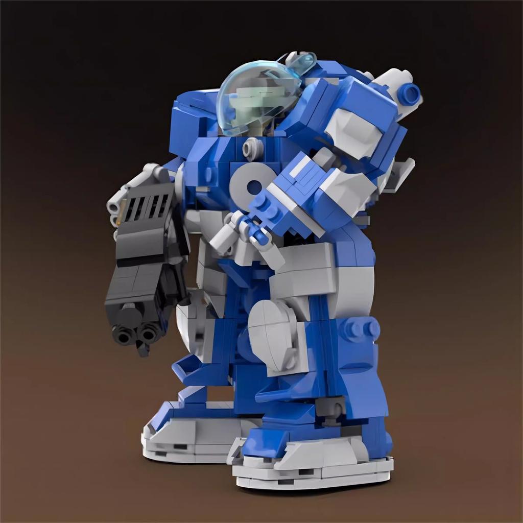 M-180081 Starcraft Travel Interstellar Ocean Compatible  Puzzle Children'S Assembling Robot