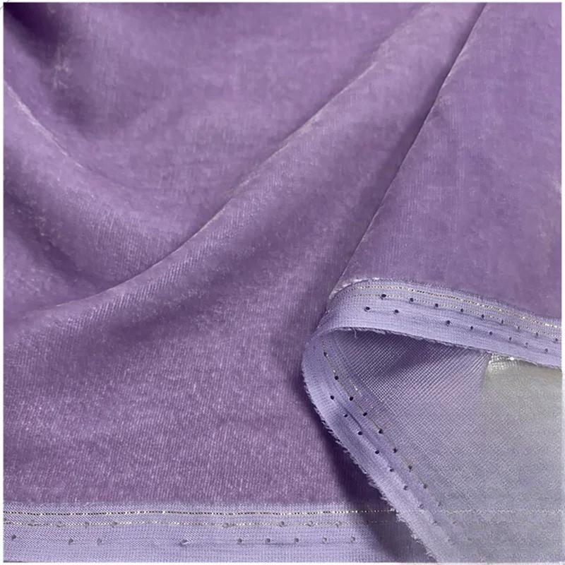 Țesături din Catifea de Mătase 100x140cm Pentru Rochie Cheongsam Fustă Costum Cusut DIY Catifea Aurie Reală Material Prietenos cu Pielea
