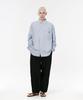 Kodeumopeu Balloon Fit Linen Texture Pants Black