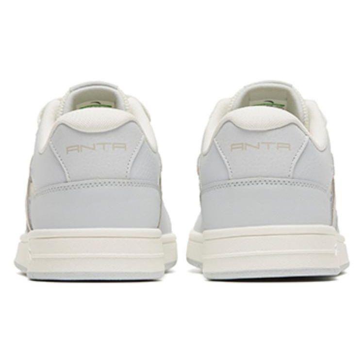 Anta Lifestyle Series Non-Slip Low-Top Skate Shoes Men Sneakers Gray White 112258068-3