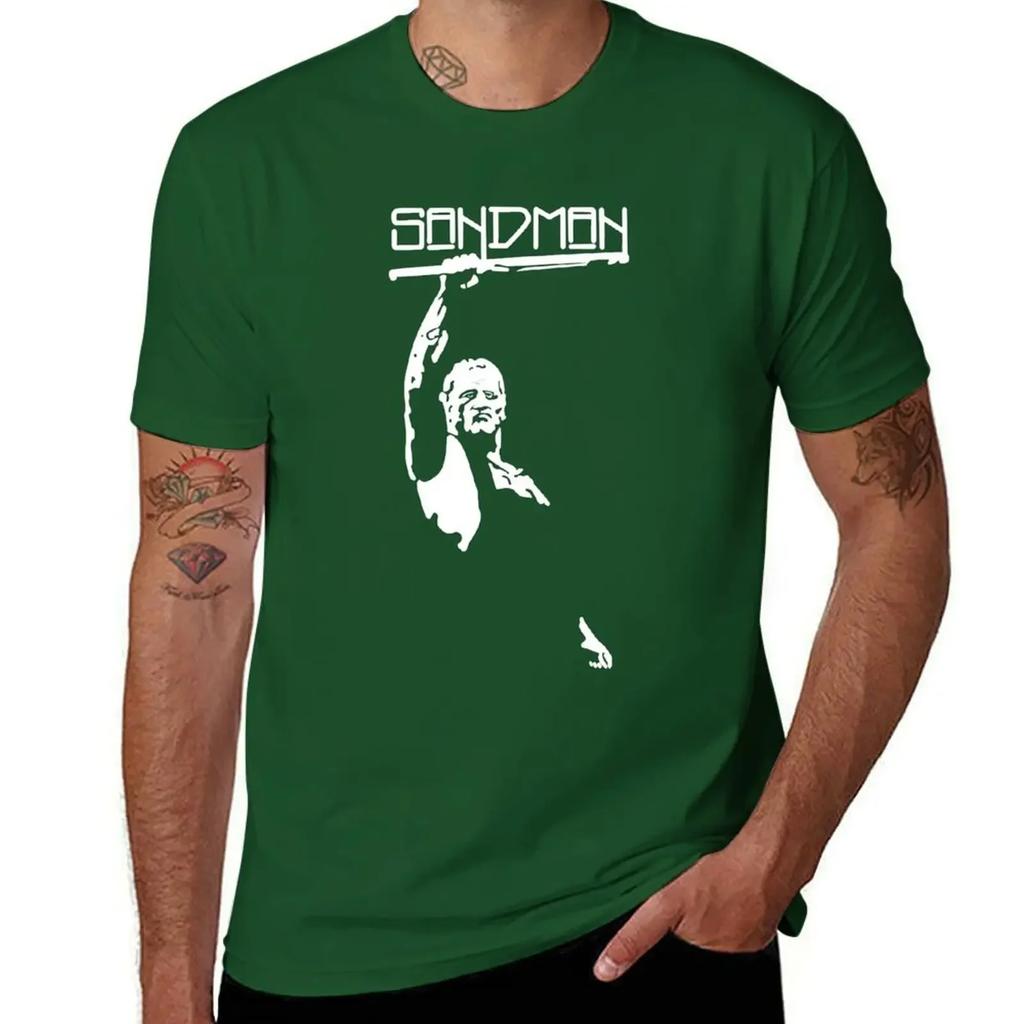 Sandman ECW Sand Man T-Shirt t-shirt vintage figure anime magliette da allenamento per uomo