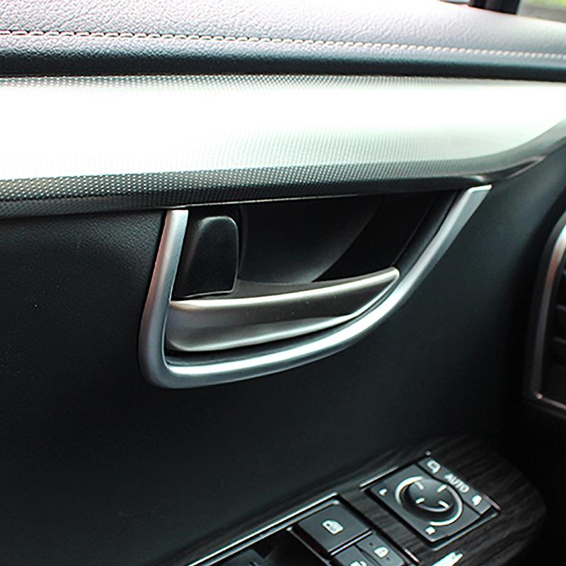 Akcesoria Samochodowe Wewnętrzna Klamka Drzwi Miska Ramka Pokrywa Dekoracja Listwa Naklejka Dla Lexus NX200t 200 300h 2014- Wnętrze