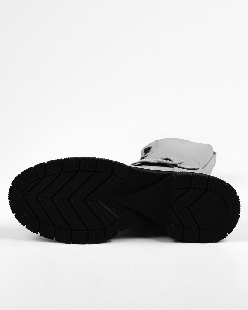 Boots with Lacing Guero 182227 Gray Leather