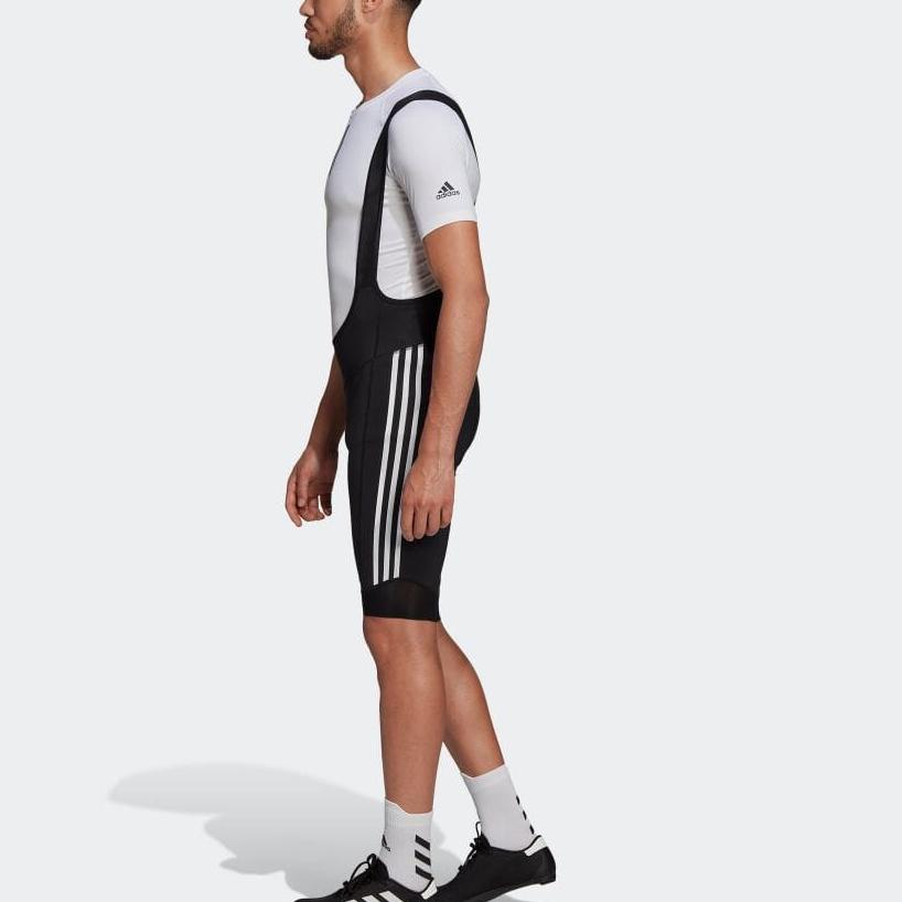 Adidas The Padded Cycling Bib Shorts Men Black White GP8636