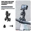Universal Camera Holder Clamp Mount For Bikes Featuring Complete 360°rotatable 210°tilt Movement Secure Grip Design