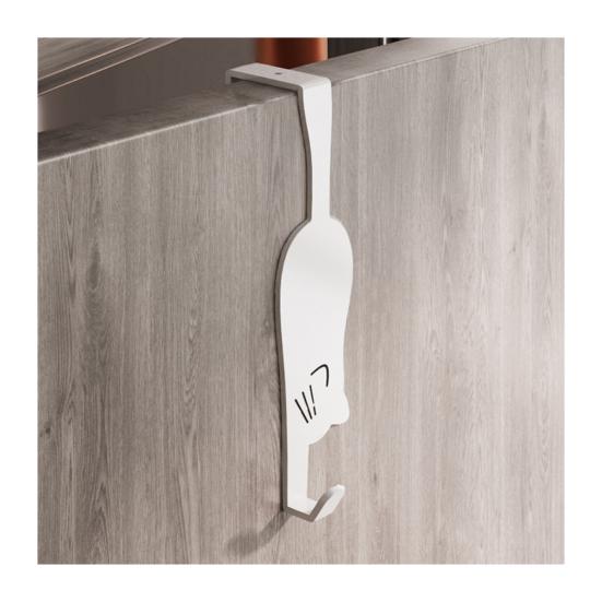 

Behind The Door Hook No Drill Hooks Easy Hanging Waterproof Hook for Bathroom Kitchen Bedroom Balcony C