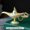 1pcs European Style Metal Alara Lamp for Home Living Room Study Wishing Light Southeast Asian Handicrafts Home Decoration