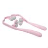 Neck with Rollers Handheld Roller Portable for Office Workers, Students, Home Pink