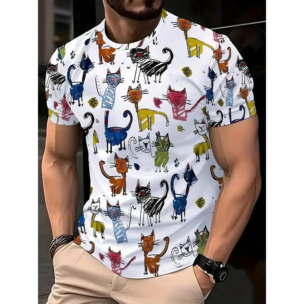 Men's 3D versatile casual top T-shirt