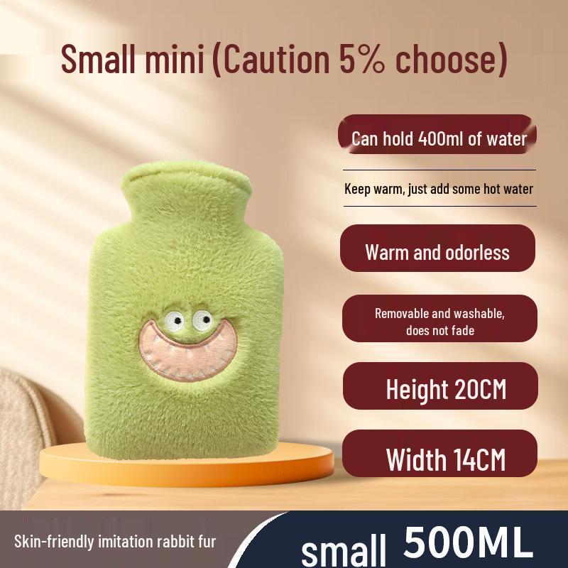 Large Hot Water Bottle: Warm Water Bag for Belly, Hand, and Bed