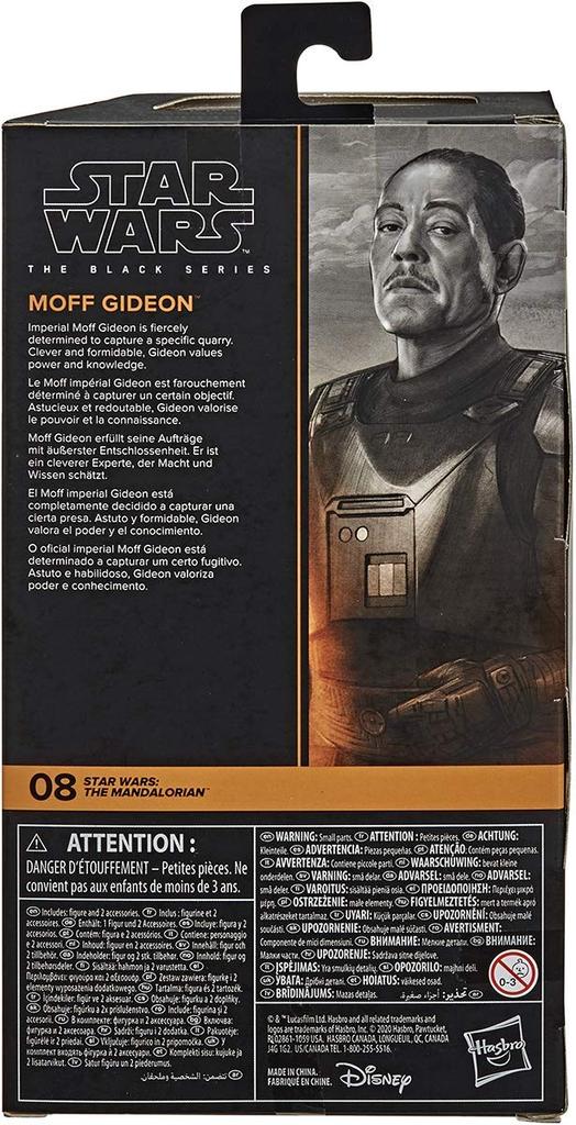 Star Wars Black Series Action Figure Moff Gideon Hasbro STAR WARS 2021 THE BLACK SERIES Action Figure THE MANDALORIAN MOFF GIDEON Movie Hasbro Drama