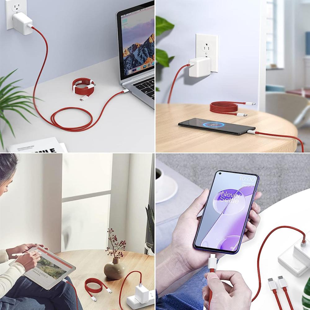 Cablu de încărcare rapid Supervooc PD 65W pentru Oneplus Ace 12 11 10T 9 8T 7T Pro Cablu USB C la tip C Cablu Warp Dash Charge 6T 5T Fir de date