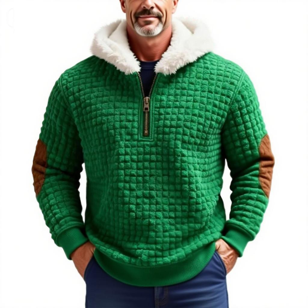 Herren Vintage Weihnachten Rundhals Sweatshirt