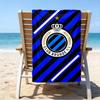 FC Brugge Crest Beach Towel - Soft, Absorbent Microfiber, Lightweight, Ideal for The Beach, Parties, Travel, Camping fan gifts