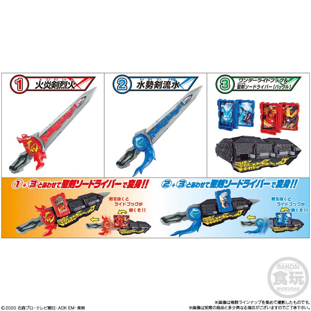 Kamen Rider Saber Instant Rider Pretend Play Candy Candy Rider (10 Pieces) Toys/Refreshing (Kamen Saber)