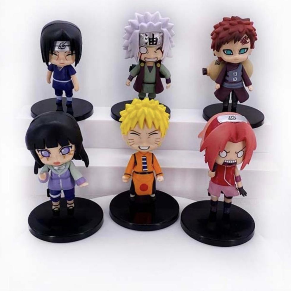 Naruto Shippuden Q Version Sitting Figure – Kakashi & Naruto, Car & Desktop Decor, Anime Collectible Gift