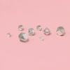S925 Sterling Silver Geometric Faceted Beads for DIY Jewelry and Handwoven Rope Spacer Designs.