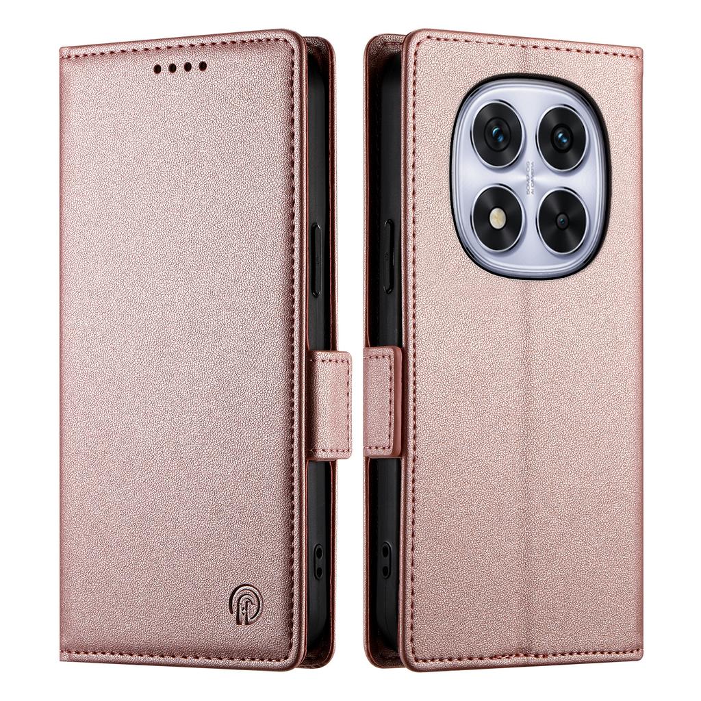 DF-010 For Xiaomi Redmi Note 14 Pro 5G/Poco X7 5G Stand Case PU Leather Wallet Phone Cover